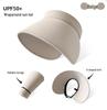 Seamless Foldable UV Protection Open-Top Sun Hat for Women