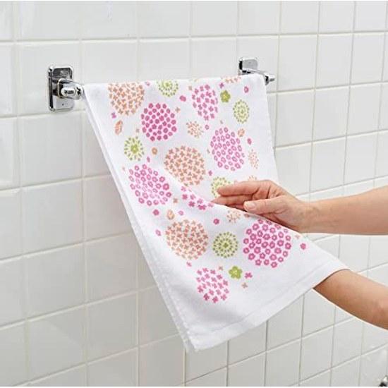 Kosugizen Face Towel Yoku Bari Print Flower 5 Designs 2 Colors 1 Piece 34 80 cm Quick-Drying Thin Type 10 Set SV-2011-10