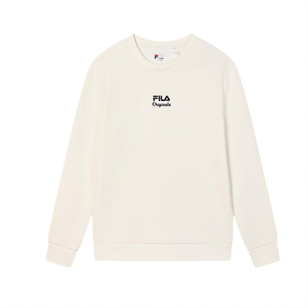 New FILA ORIGINALE Sweatshirt Men's Cloud White F11M519213F-WT