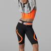 (WMNS) adidas by Stella McCartney TruePace Short Running Tights Asia Sizing 'Black Orange' Women's HB6082