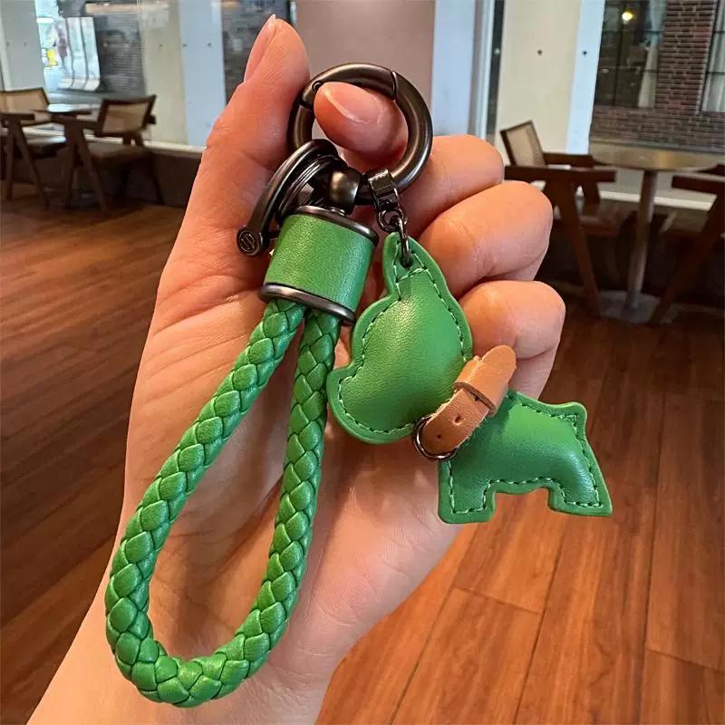 French Bulldog Puppy Handmade Car Keychain Cute Creative Bulldog Pendant Couple Gift Premium Bag Accessory