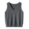 Women's Stylish Hollow-Out Knit Camisole: Chic, Loose, Sleeveless Top for Layering or Outerwear