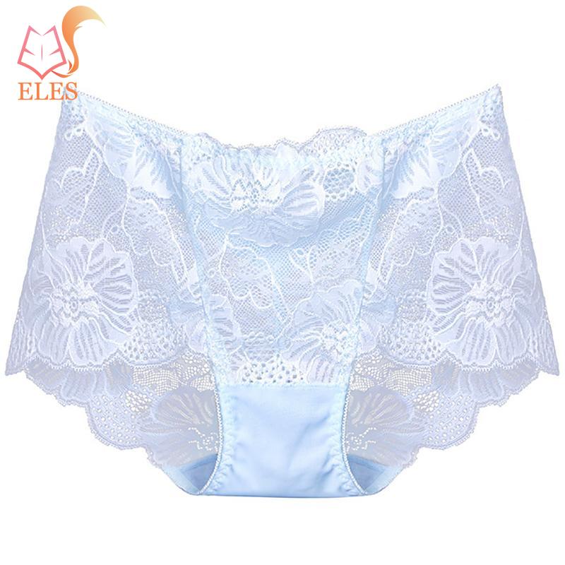 

Высокое качество, женское сексуальное кружевное нижнее белье из чистого хлопка, бесшовные и дышащие трусы с высокой средней талией, женские трусики 2XL синий