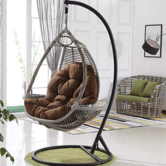 Подушка для стула со сменным моющимся чехлом Отличный эффект отскока Утолщенная для улицы Офис ordinary чёрный