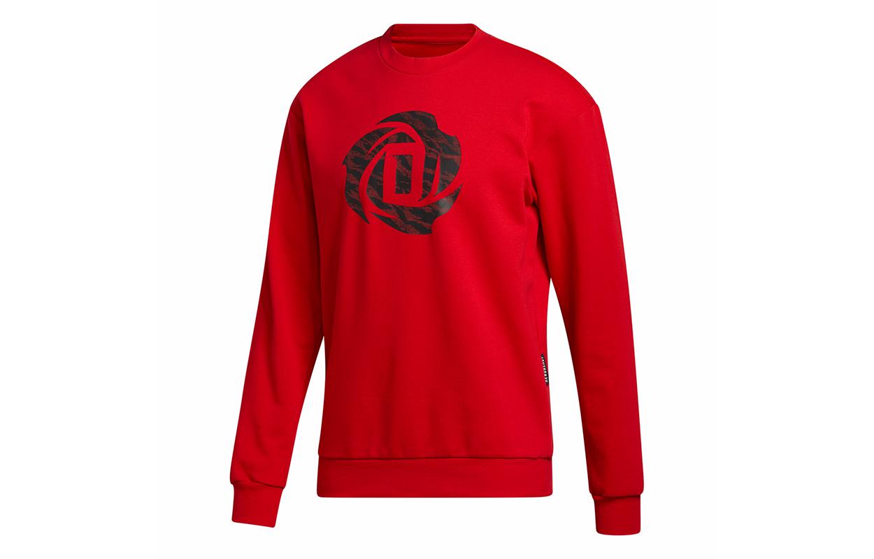 Adidas Sweatshirts Men s Scarlet Crew Neck Moderate Regular GP6116 M