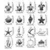 Set of 100 Oceans Jewelry Pendant Sea Themed Shaped Ornament Bracelet Necklace Accessories Stylish Women Bag Decoration
