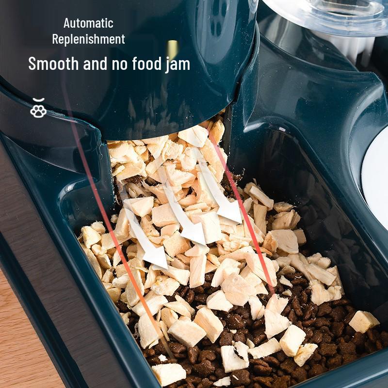 Automatic Double Bowl Feeder for Cats & Dogs - Water & Food Dispenser