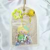 Transparent Dust Bag Bow Labubu Baby Bag Pendant Keychain Baby Walking Bag Decoration Cute Trendy Play