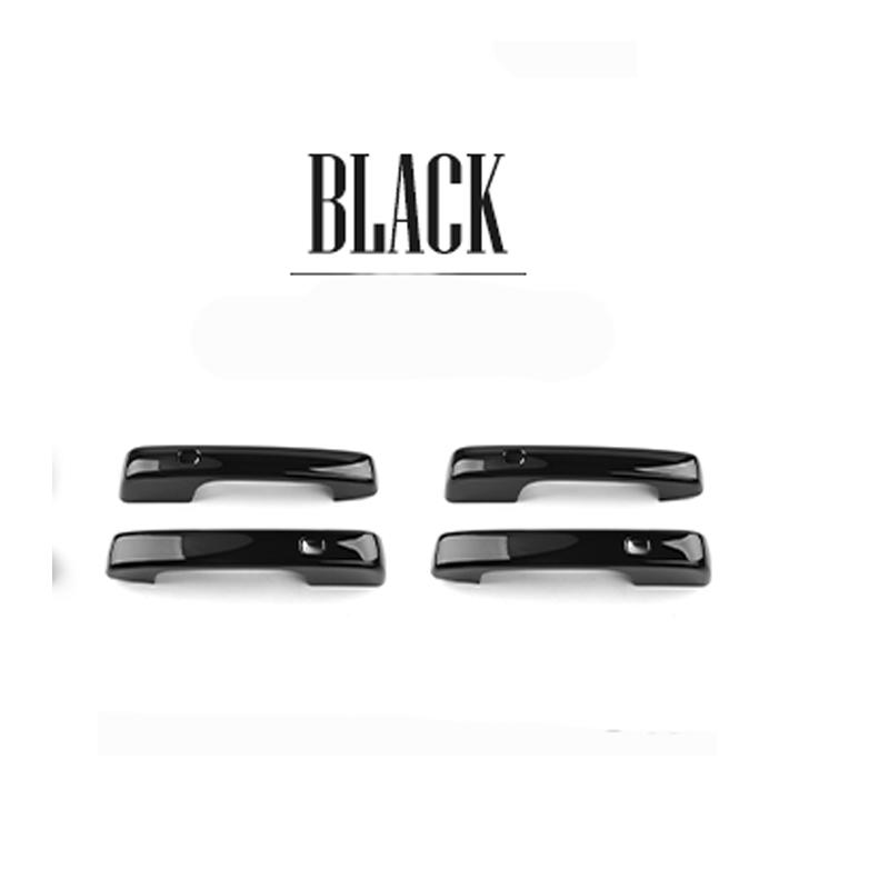 4/8PCS Vehicle Exterior Accessorie Outer Door Handle/Outer Door Bowl Cover Trim ABS Plastic For Hyundai Staria -2026 LHD/RHD Door Handle Black