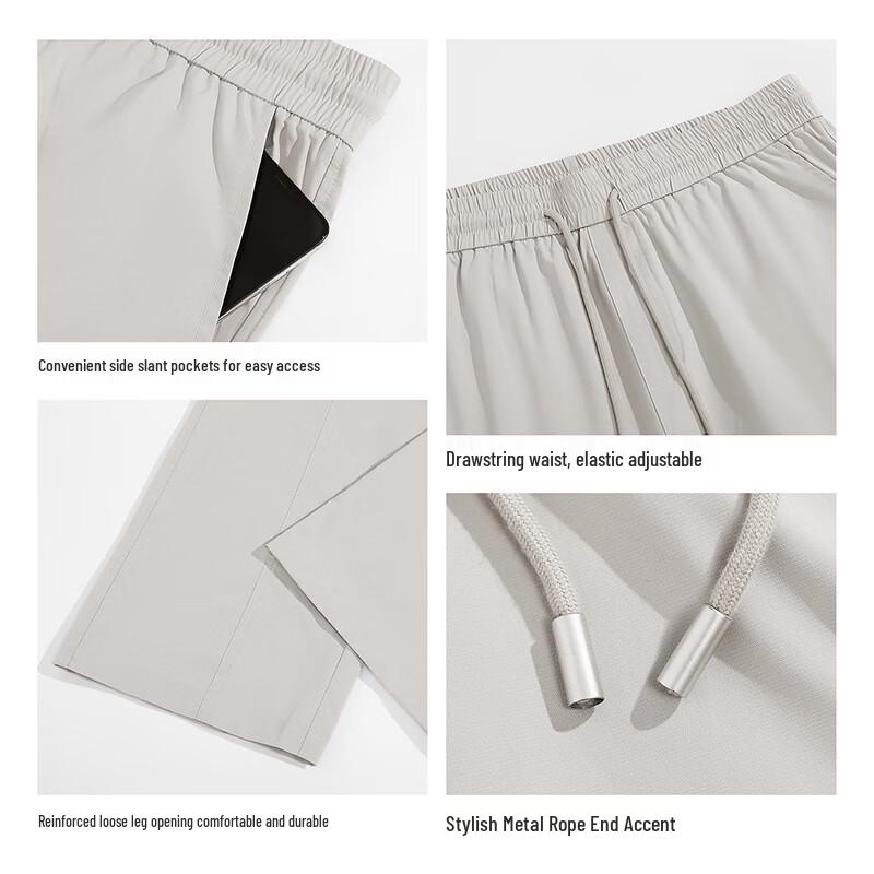 Warrior Men's Casual Wide-Leg Sports Pants