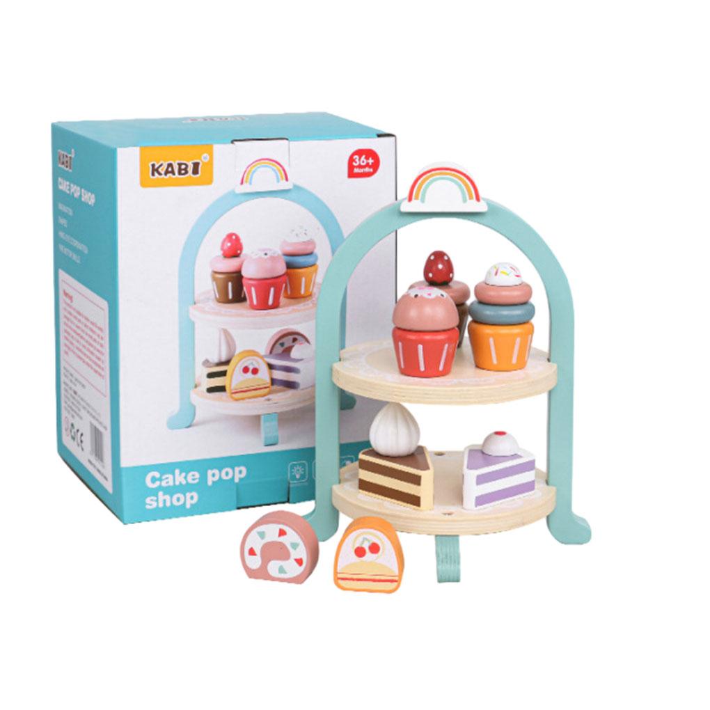 Wood Afternoon Tea Set Toy For Kids Safe Durable And Educational Develops Social Skills Pretending Play
