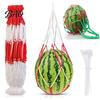 Vertical Gardening Trellis Net 10Pcs Watermelon Sling Nets, Weatherproof Reusable Melon Holder Support Mesh, Fruit Hammocks for Cantaloupe Cucumber