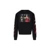 OFF WHITE SS21 Sweatshirts Unisex Schwarz Rundhalsausschnitt Moderat Regular OMBA025R21FLE0051025