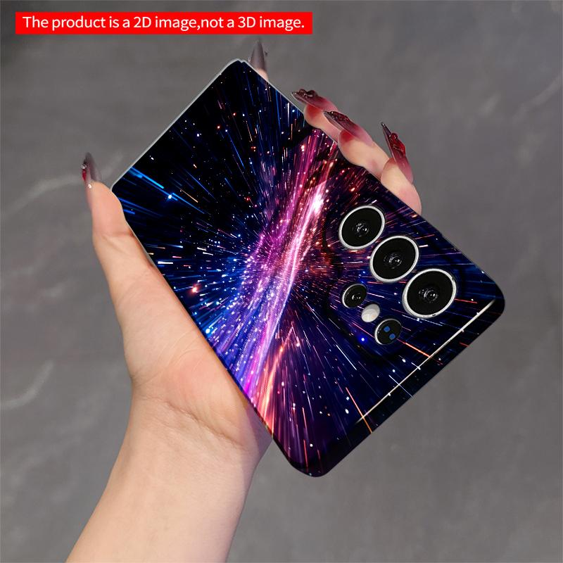 2DFlat Samsung Phone Case Cosmic Light Burst Galaxy Phone Case Applicable To Galaxy S22 S23 S24 S25ULTRA S26 A12 A13 A14 A15 A16