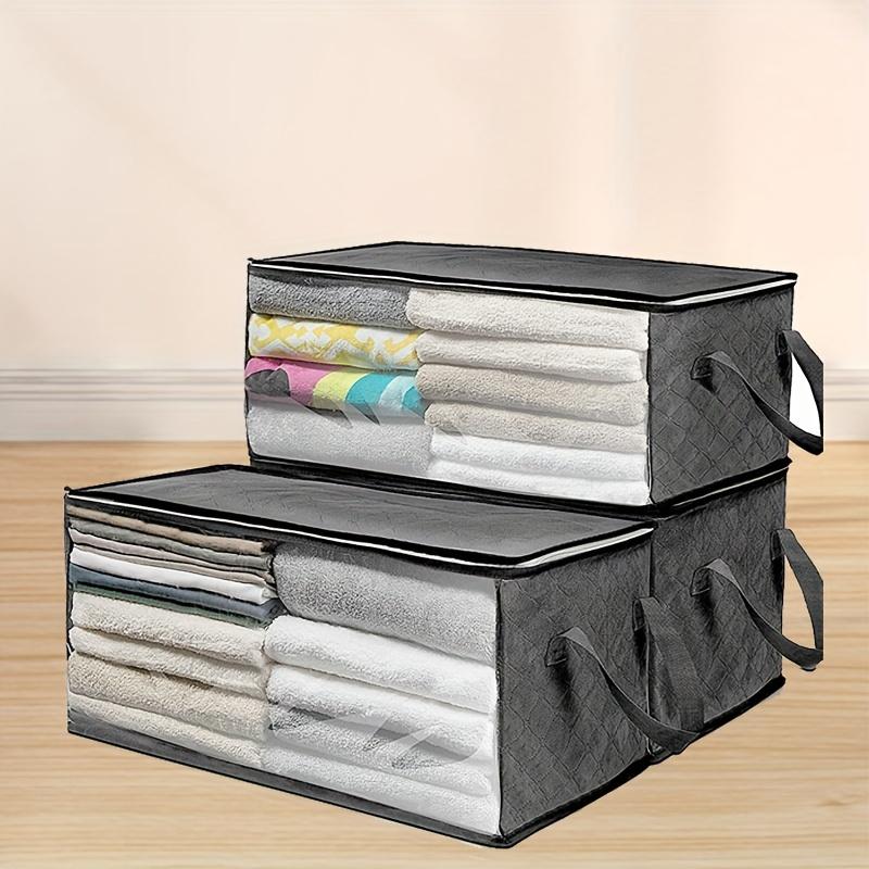 Non-Woven Fabric Storage Bags for Bedding Clothes Travel Moving Organizer Reusable Foldable Luggage Packing Home Storage Container