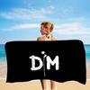 Electronic Rock D-Depeche Microfiber Printed Beach Towel Mountain Climbing Yoga Beach Swimming Running Absorbent Soft Towel