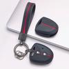 Housse de clé pour Toyota Hilux Yaris Corolla Rav4 Vigo Vitz Echo Ancien avec Porte-clés Protection Anti-rayures Protection Antichoc Texture Grip Doux