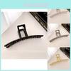 Elegant Korean Style Oversized Alloy Hair Clip For Women Versatile Luxurious Hair Accessory