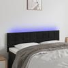 VidaXL LED Headboard Bedroom Furniture Double Bed Accessory Head of Bed Frame Interior Black 3121662
