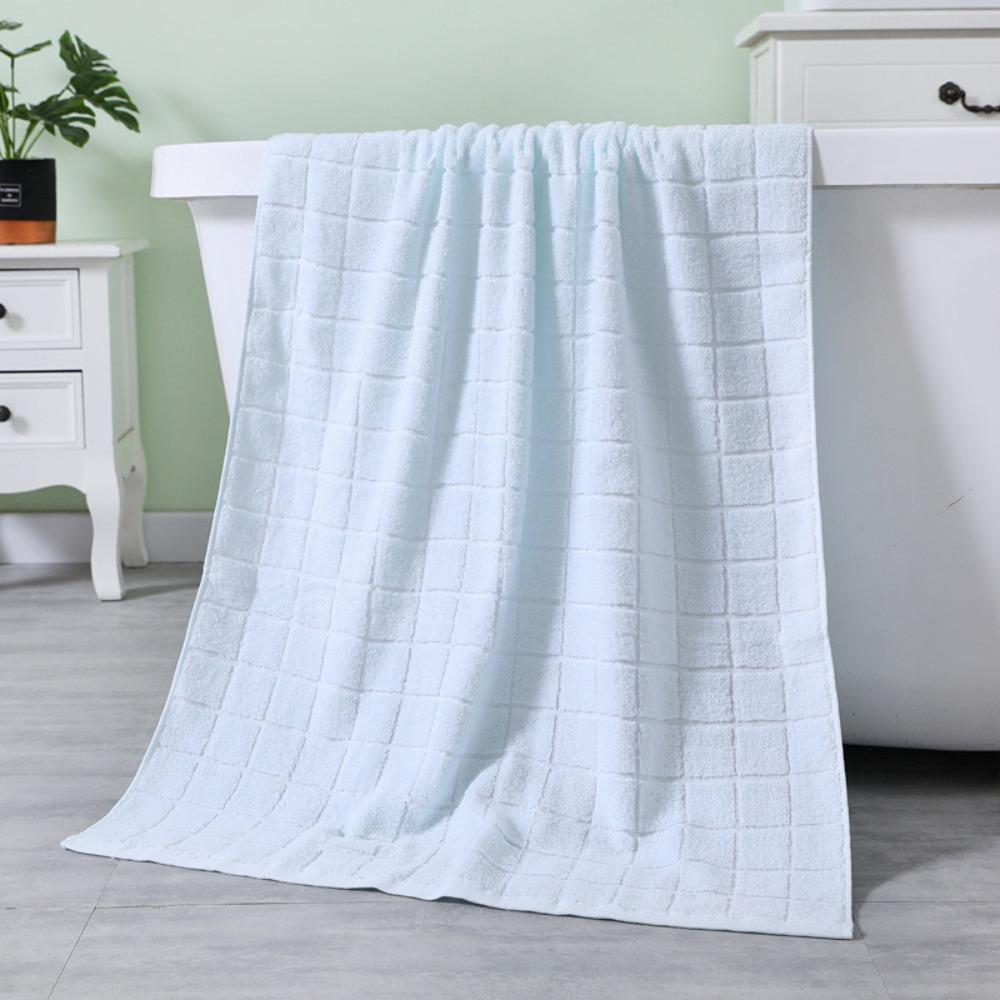 Spot large thickened cotton souvenir towel hotel men's sports face towel plain color broken gear water absorption