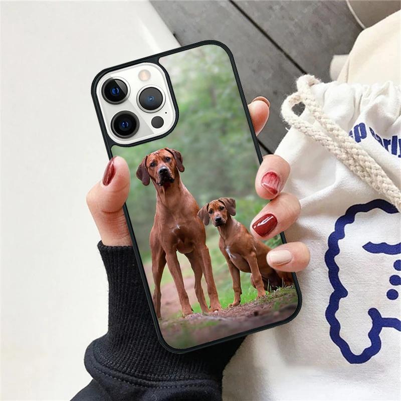 Rhodesian Ridgeback Dog Phone Case For iPhone 17 Air 15 16 Cover 11 13 14 Pro Max 12 Plus Max Fundas