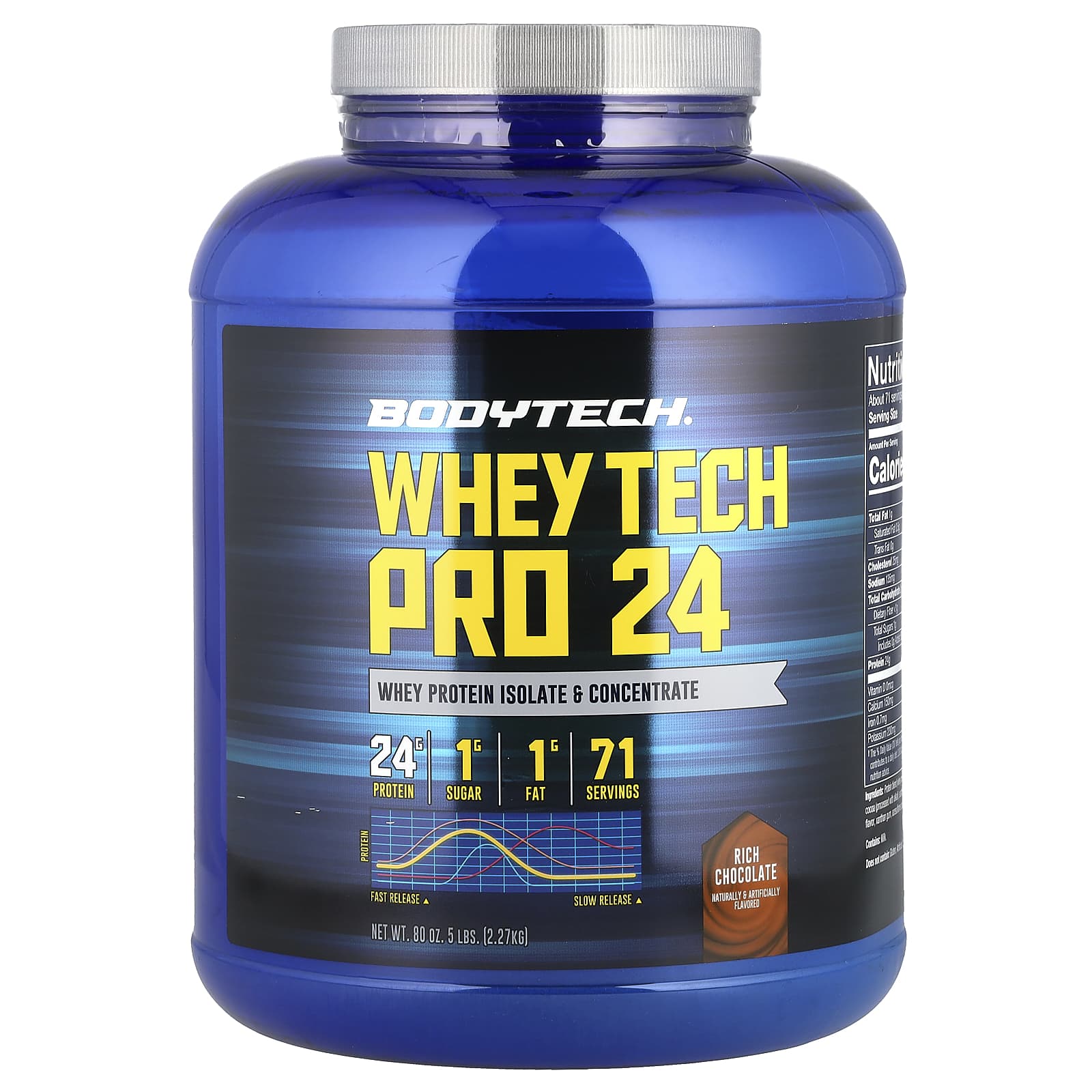

Whey Tech Pro 24, Rich Chocolate, 2.27Kg(5Lbs)