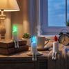 3D Printed Glowing Candle Figurine Glow-in-the-Dark Simulation Candle Desktop Ornament Novelty Articulated Joints