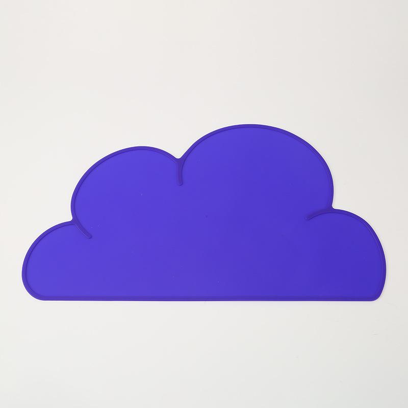 Silicone Cloud Table Mat - Food-Grade & Heat-Resistant for Kids