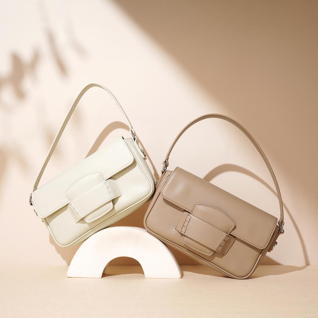 Neue kleine quadratische Tasche Einfach und modisch Vielseitige Unterarmtasche Pendler Lässige Umhängetasche Damen-Tasche