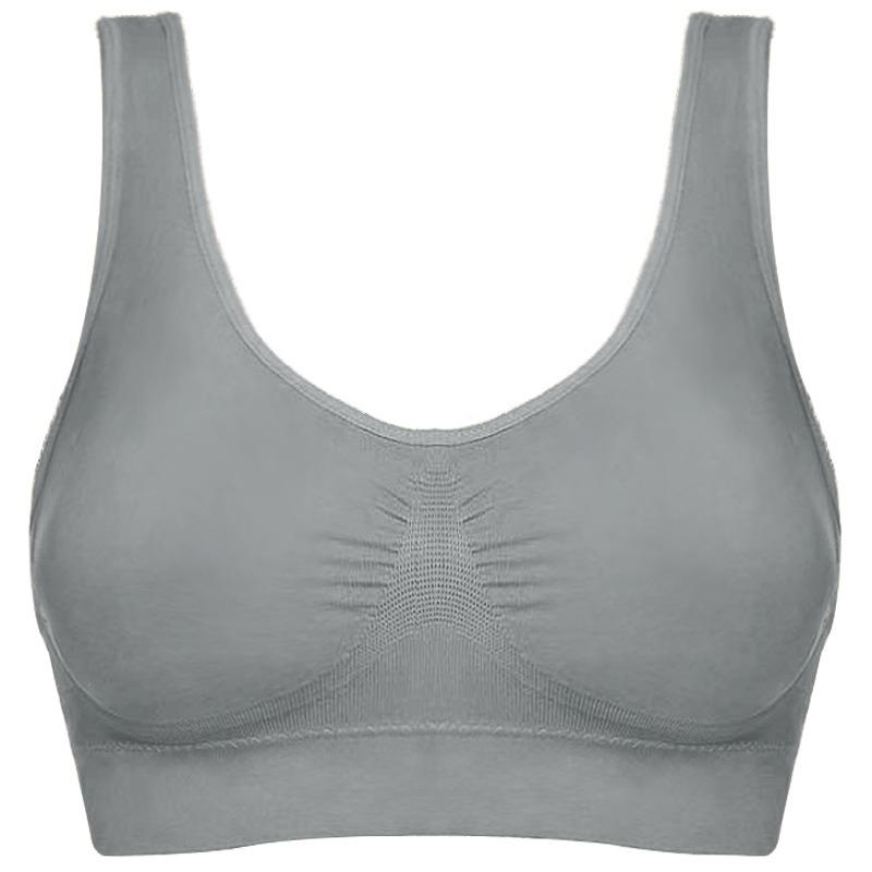 Plus Size Seamless Sports Yoga Bra For Women Comfortable Large Cup Camisole Sleep Bra