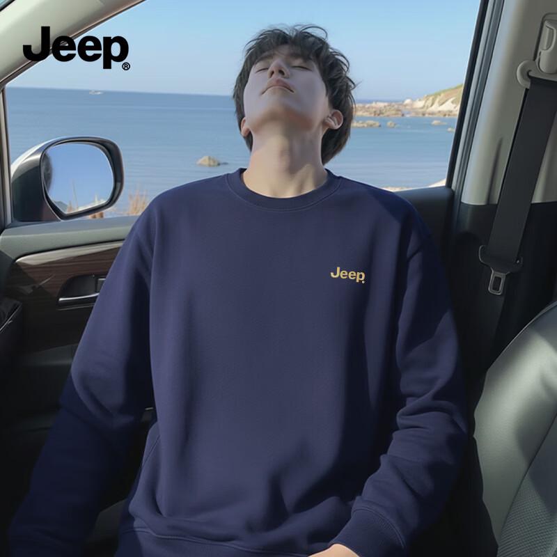 JEEP Men s Heavyweight Long Sleeve Sweatshirt XL