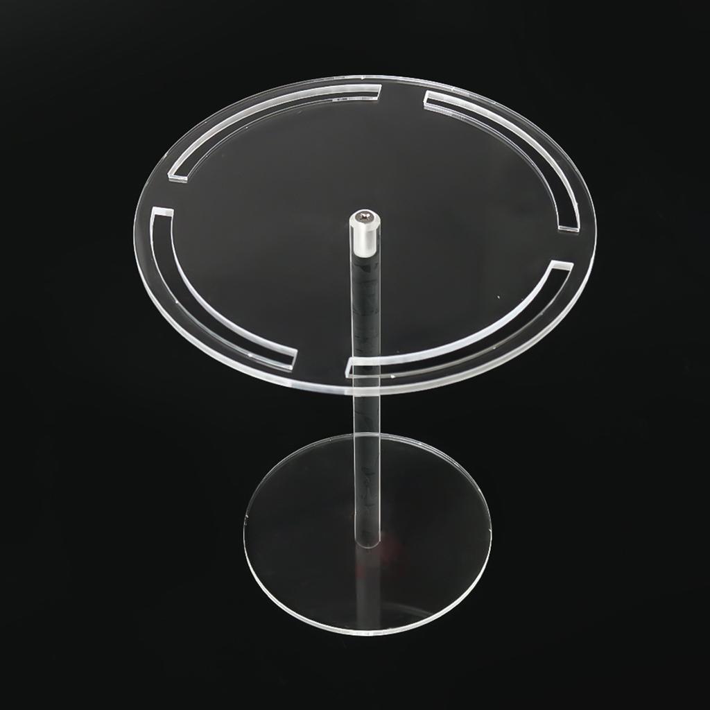 Round Eyewear Stand Glasses Storage Rack Transparent Rotatable Sunglasses Display Stand Eyeglasses Organizer for Desk