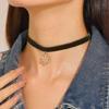Snowflakes Christmas Tree Bells Velvets Collar Necklace Christmas Clavicle Chain