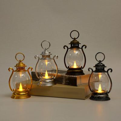 Retro LED Electronic Candle Lamp Long-Lasting Safe Eco-Friendly Decorative Gift Lantern with Easy Battery Replacement