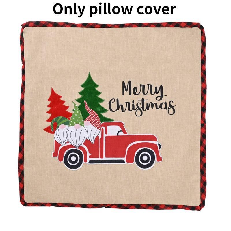 

Case Pillow Christmas Holidaya Decoration Forest Elderly Sofa Cars Up Dress