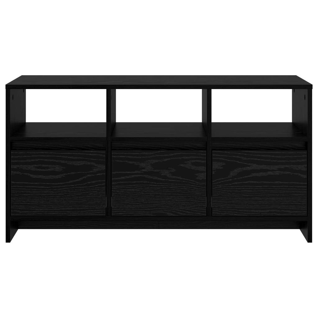 TV Stand 102 x 37.5 x 52.5 cm Black Oak Effect