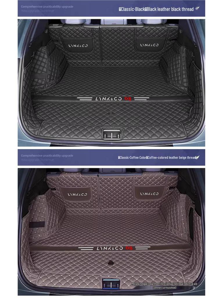 Lynk & Co 08 Trunk Mat, Full Coverage for 2023 New Energy Vehicle Accessories