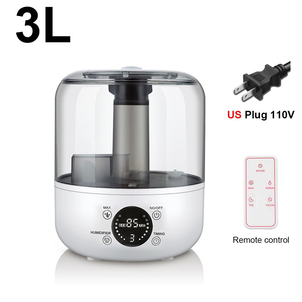 Air Humidifier Home Essential Oils Humidifiers Ultrasonic Aroma Diffuser 4L Large Capacity Aromatherapy Humidifiers Diffusers