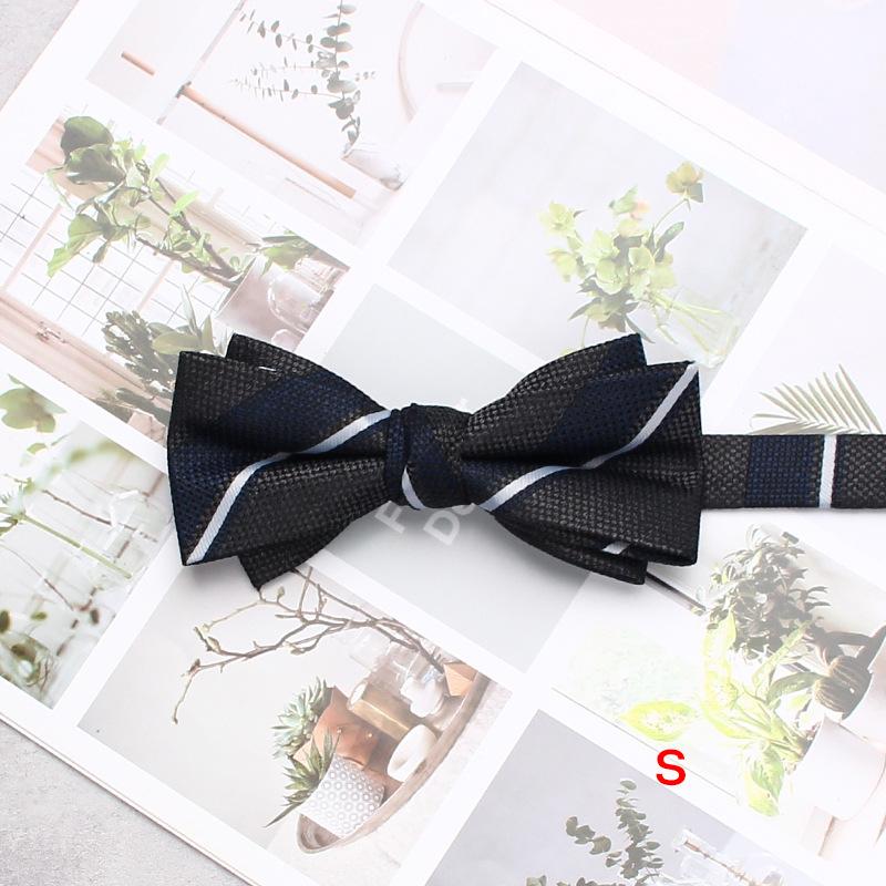 Men'S Wedding Dress Bow Tie Wedding Dress Shooting Chinese Personality Burgundy Bow Tie Double Bow Tie