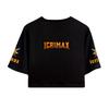 Icrimax Letter Printed Girl Tee Shirt Summer Crop Tops Soft Tshirt Popular Slim Lovely Tees Slim Fitness Short Sleeved