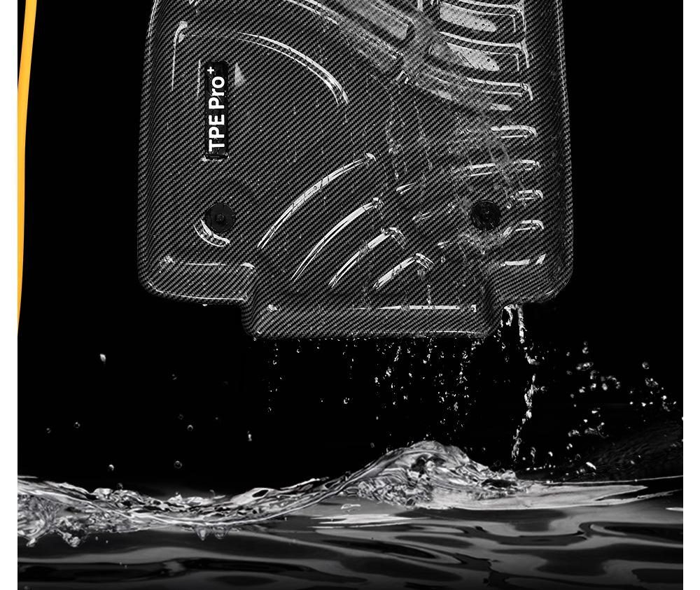 Honda ZR-V Carbon Fiber Style TPE Floor Mats - Car Protection & Decorative Carpet