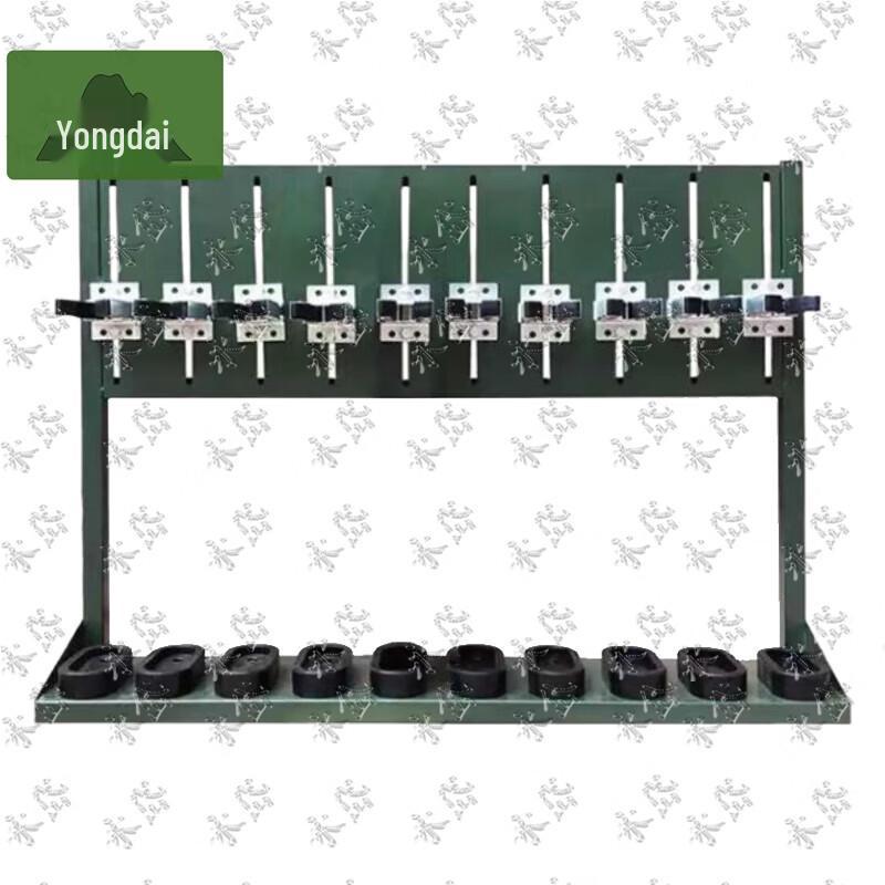 Yongdai 10-Slot Rubber Metal Gun Display Rack