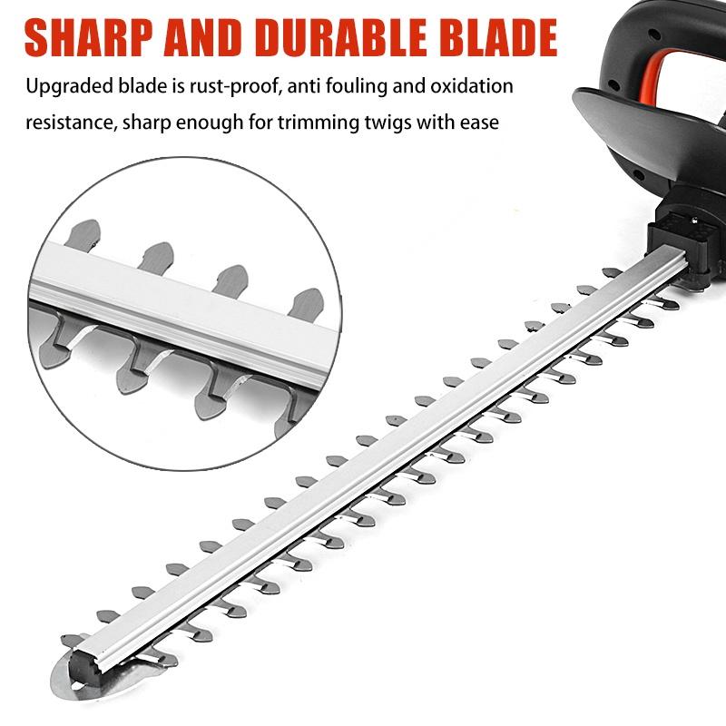Brushless Cordless Electric Hedge Trimmer 1200w Dual Action Grass Trimmer Pruning Saw Garden Tools with 2PC 22900mah Battery