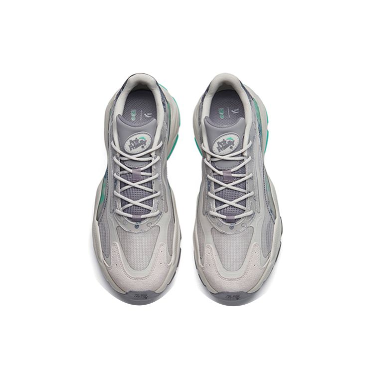 Anta Mr. Friendly X  Millennium 4.0 Retro Trend Low-Top Sports Casual Shoes Men Sneakers Gray 112228890-7