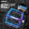 TANKE bicycle pedals ultralight aluminum alloy colorful anti-skid bearing mountain bike accessories MTB foot pedals folding bike