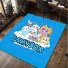 Lankybox Home Office Decorative Rug Room Computer Chair Area Rug Holiday Gift