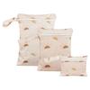 3-Piece Cute Travel and Storage Bag Set: Dustproof Hanging Bag, Clothes Organizer, Diaper & Miscellaneous Bag