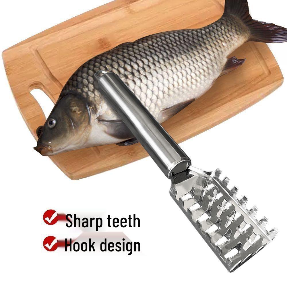 Stainless Steel Fish Scale Scraper - Kitchen Essential Descaler with Free Shipping