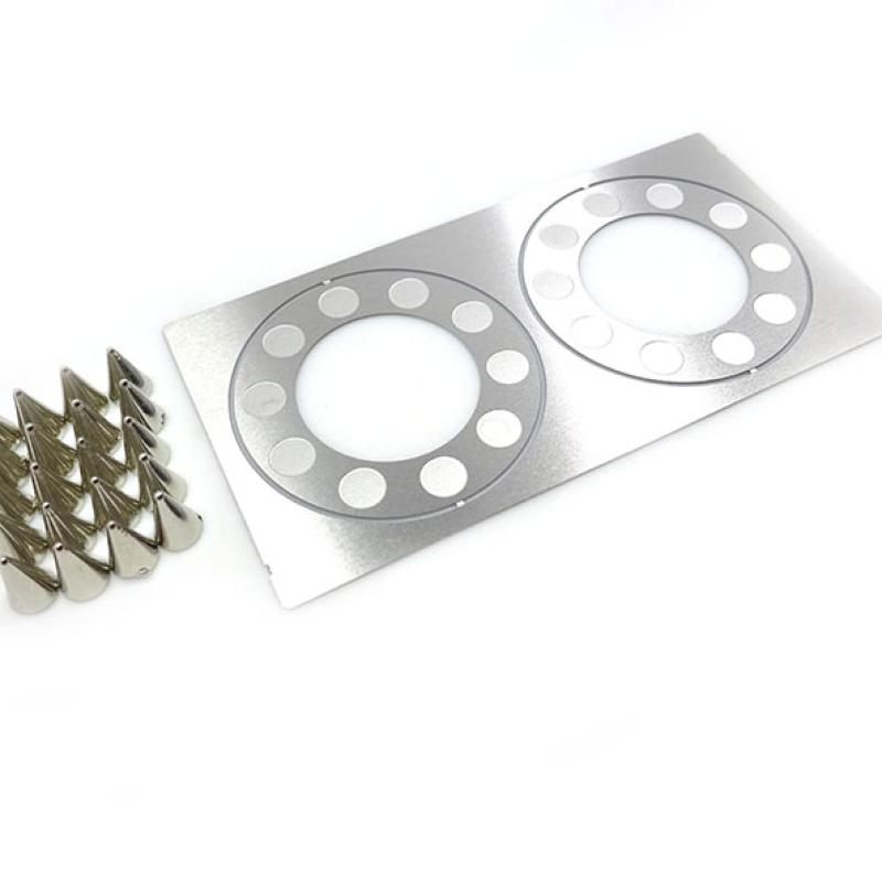 

Декоративні заклепки маточини переднього колеса для 1:14 Пульт дистанційного керування Тягач Tamiya package