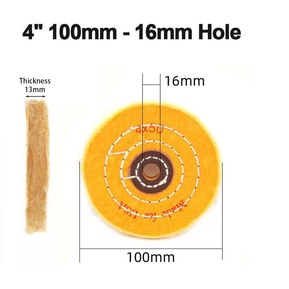 1Pcs Angle Grinder Accessory Polishing Wheel Abrasive Tool Cotton Pad  For Metal Jewelry Polishing
